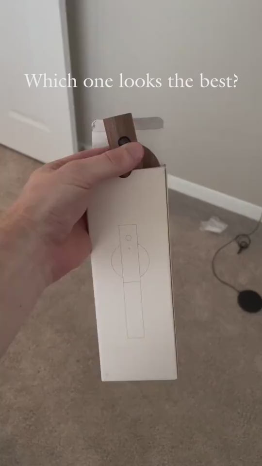 Deonstration of LED lamp positioned on desk and mounted on wall with light on.